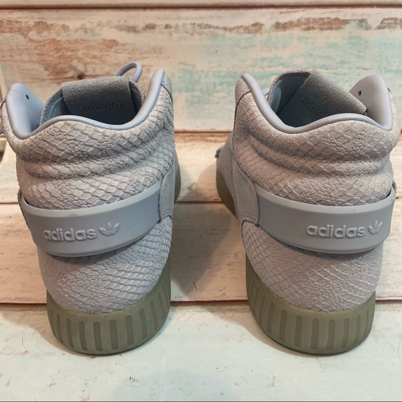 adidas Tubular Invader Strap Easy Blue Tennis Shoe size 10 - Picture 4 of 10